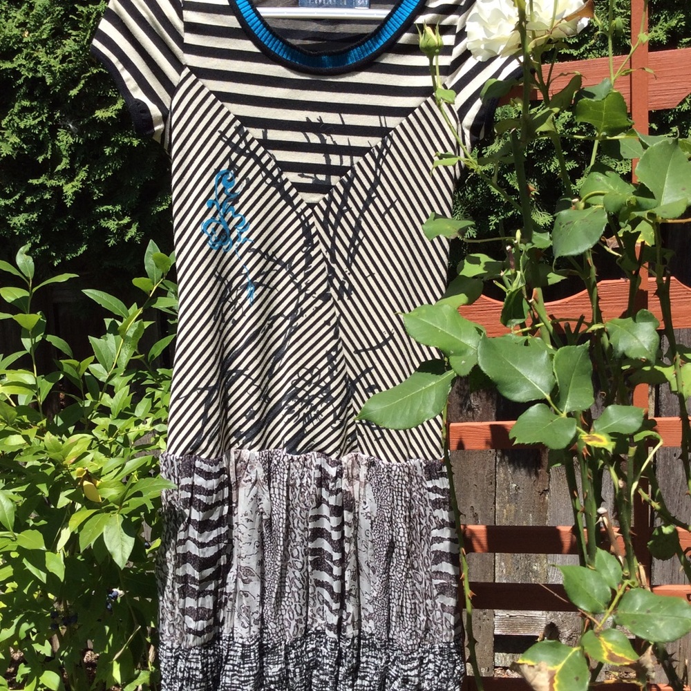 LULU H bubble hem dress unique style design